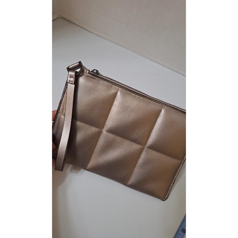 A New Day Wristlet Bag 10" Silver - Picture 2 of 6
